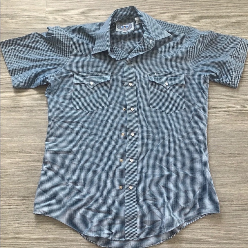 VINTAGE Authentic Western Wear Button-Down